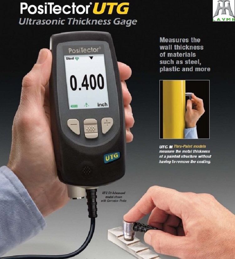 LAVME hướng dẫn sử dụng máy đo độ dày kim loại Positector UTG M1E