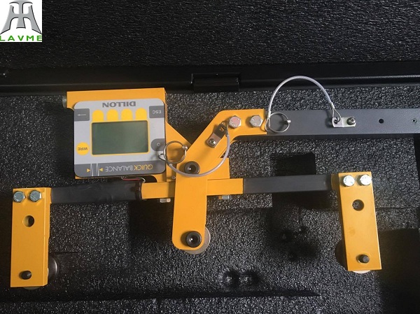 Thao tác với máy đo lực căng Quick Check Dillon